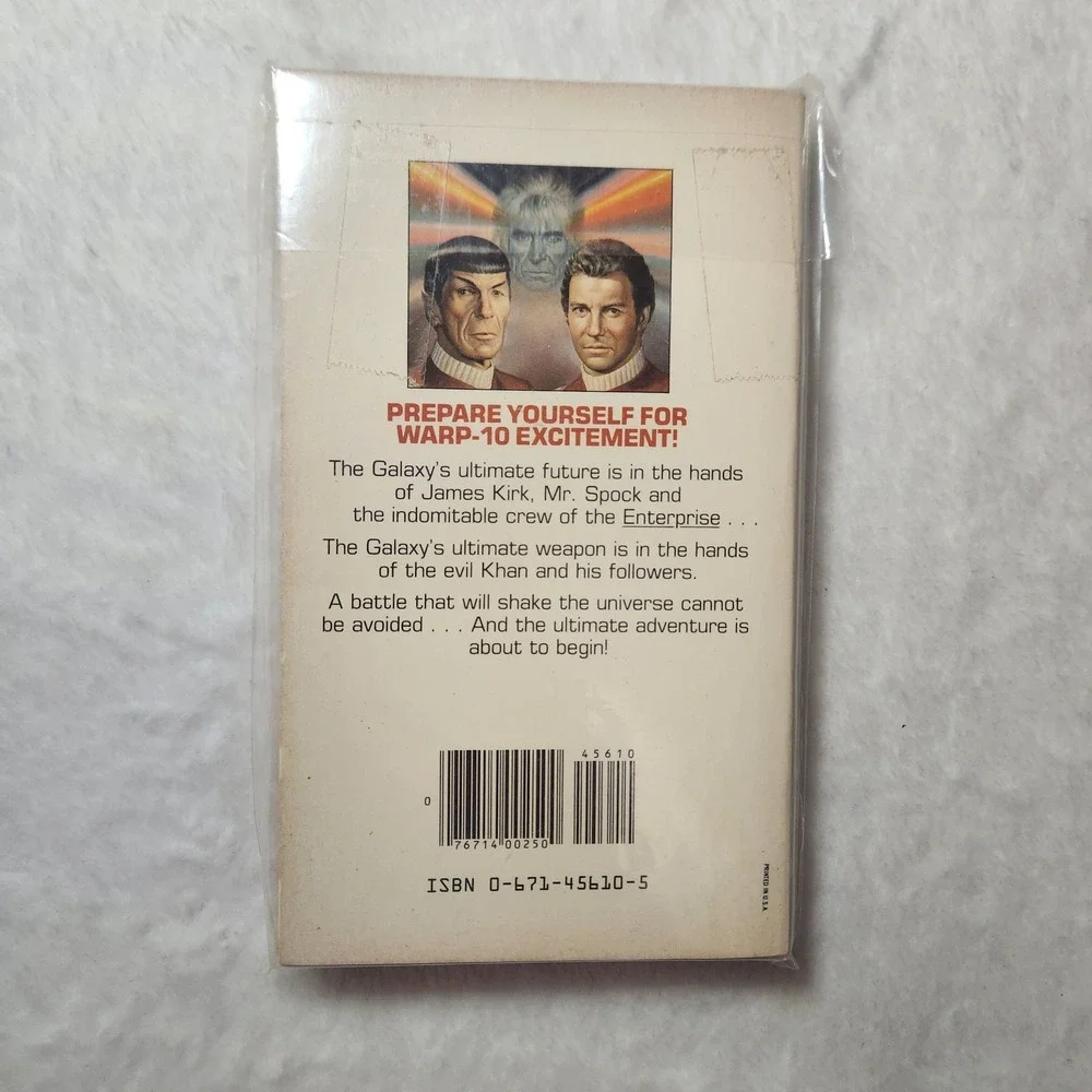 Star Trek The Wrath of Khan Novel Vonda N McIntyre Pocket Books 1982 Paperback